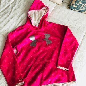 Girls size medium underarmour hoodie